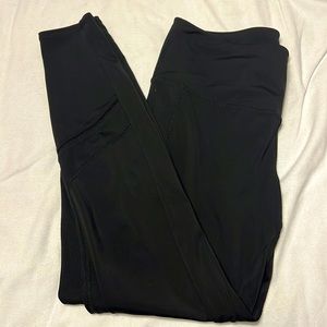 tangerine large black women’s leggings